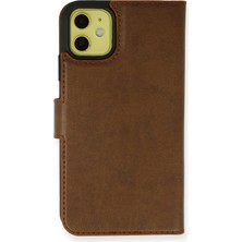 ALK Mey Ithalat®  iPhone 13 Mini Kılıf Trend S Plus Kapaklı Kılıf - Taba