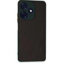 ALK Mey Ithalat®  Infinix Hot 30 4g Kılıf Montreal Silikon Kapak - Yeşil