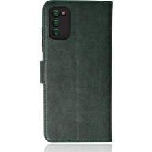 ALK Mey Ithalat®  Samsung Galaxy A03S Kılıf Trend S Plus Kapaklı Kılıf - Yeşil