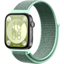 ALK Mey Ithalat®  Huawei Fit 4 Hasırlı Cırtcırtlı Kordon - Turkuaz