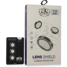 ALK Mey Ithalat®  Samsung Galaxy S24 Bilvis Titan Kamera Lens - Titan Gri