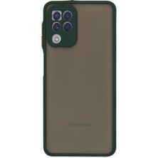 ALK Mey Ithalat®  Samsung Galaxy A22 Kılıf Montreal Silikon Kapak - Yeşil