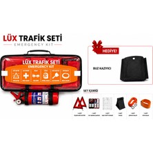 Zirve Kit Lüx Kırmızı Trafik Seti 9 Parça Güvenlik ve Uzun Ömürlü Kullanım İçin Tasarlandı
