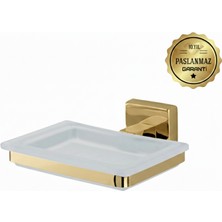 Premium Pirinç Sedef Sabunluk Gold