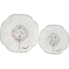 Mikasa Moor Rosita 4 Prç 2li Pasta 19CM ve Servis Tabağı 25CM Seti