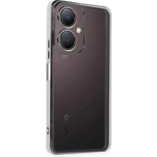 Vuralsin38 Newface Vivo Y27 Kılıf Razer Lensli Silikon - Gümüş