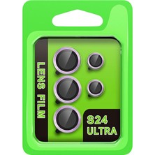 ALK Mey Ithalat®  Samsung Galaxy S24 Ultra Raze Metal Kamera Lens - Mor