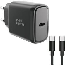 Nettech NT-HCH05 Pd 25W Type-C To Type-C Şarj Aleti
