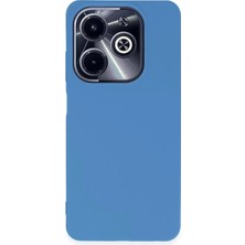 ALK Mey Ithalat®  Infinix Hot 40I Kılıf First Silikon - Mavi