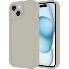 ALK Mey Ithalat®  iPhone 14 Kılıf Viera Silikon - Krem