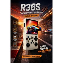 Genel Tedarik Taşınabilir Retro Oyun Konsolu Beyaz Renk 64 GB Hafıza 15000+ Yüklü Oyun Bluetooth Yok