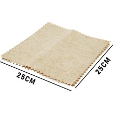 Veraura Lifestyle Saf Doğal Temizlik Bezi Seti - 3'lü Paket - Lif Kabak Özlü - 25X25 cm