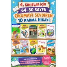 Ata Yayıncılık 4. Sınıf Okumayı Sevdiren 64-80 Sayfalık  10 Lu Karma Hikaye Seti