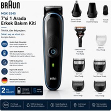 Braun Mgk 5345 Erkek Bakım Kiti 7'si 1 Arada Şekillendirici + Gillette Hediye