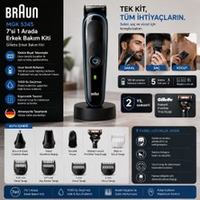 Braun Mgk 5345 Erkek Bakım Kiti 7'si 1 Arada Şekillendirici + Gillette Hediye