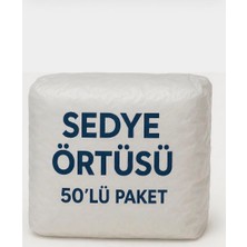 Carman Sedye Örtüsü 50'li Paket 240X80 cm 12 gr Tek Kullanımlık Nonwoven Muayene Sedye Örtüsü Beyaz
