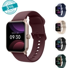 Ttec Tempus 44 Mm, Dikdörtgen Kasa, Ios ve Android Uyumlu, 22MM Değiştirilebilir Kordonlu, Akıllı Saat Siyah 2S13WV3