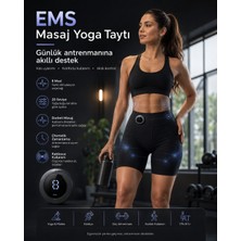 Teknokalite Ems Isıtmalı Masaj Yoga Tayt 9 Mod 19 Seviye Basenler ve Selülitler Için