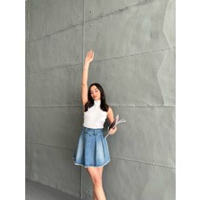 Aida Fashion Denim Etek