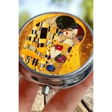 Zurafa Shop Van Gogh Temalı Mini Vintage Saklama Kutusu – Dekoratif Metal Organizer