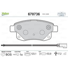 Valeo Dpmix-Hb Fren Balatasi Arka Fisli Transit V347 2.2 2.4 3.2