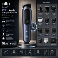Braun Hepsi Bir Arada Series 7, 11’i 1 Arada Tıraş Kiti, Problade, Autosense, AIO7540