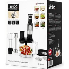 Veraura Lifestyle Sinbo El Multi Blender Seti - 2 Litre Hazneli - Paslanmaz Çelik Bıçaklı