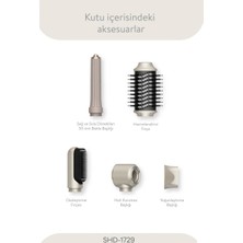 Veraura Lifestyle Sinbo Air Brush Saç Şekillendirme Cihazı - 5 Başlıklı - Rose Gold Renk