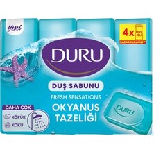 TeknoKapsül Duru Fresh Duş Sabunu Okyanus Esintisi 4X150 G