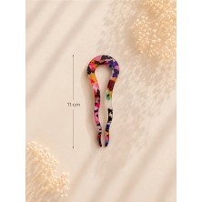 Yiora Premium Seri Ithal Asetat Fransız Topuz Tokası 11 cm