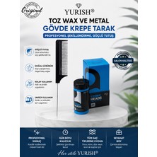 Yurish 2'li Stil Seti – Toz Wax & Metal Gövde Krepe Tarak