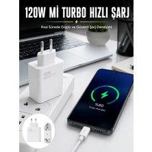 AKM 120W Şarj Aleti Type-C Uyumlu Turbo Şarj Aleti Yeni Nesil