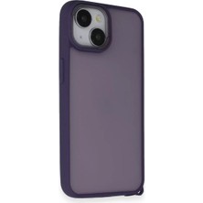 Lotus Store 1606 Newface Apple iPhone 14 Kılıf Elegant Kapak - Derin Mor