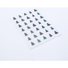 Skygo Sticker, Yılbaşı Çam Ağacı, 3 Cm, 700 Adet