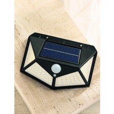 AKM Sensörlü Solar Bahçe Lambası Geniş Açılı LED Aydınlatmalı Balkon Garaj ve Bahçe Işığı