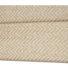 Skygo Deco 79 Keten Kumaş Dekoratif Kutu Chevron Desenli Sahte Kitap Saklama Kitabı Şekilli Kutular Krem Vurgulu, 4'lü Dekoratif Hatıra Kutusu Seti 38,1 Cm, 30,4 Cm, 9 Cm, 15,2 cm Y, Bej