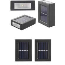 Lotus Store 1606 Solar Güneş Enerjili Çift Taraflı Duvar Lambası Çift Taraflı Duvar Lamba Güneş Enerjili Yeni Nesil