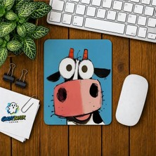 Ghostbastır Design Komik Hayvan Figürlü Baskılı Oyuncu Mousepad 0131
