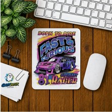 Ghostbastır Design Hızlı ve Öfkeli Baskılı Oyuncu Mousepad 0101