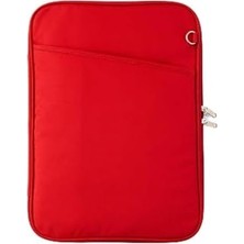 Skygo 13" - 14'' - 15'' Inç Uyumlu Kırmızı Notebook Laptop Çantası Omuz Askılı Su Geçirmez Kumaş