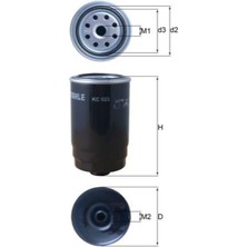 Mahle Dpmix-Hb Yakit Filtresi