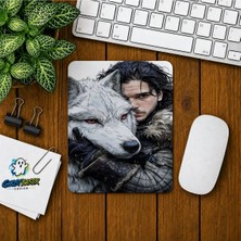 Ghostbastır Design John Snow Baskılı Oyuncu Mousepad 0106