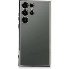 Homestead Newface Samsung Galaxy S23 Ultra Kılıf Razer Lensli Silikon - Gold