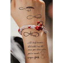 Zurafa Shop Gerçekçi Yazılı ve Sonsuzluk Dövme Tattoo