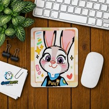 Ghostbastır Design Zootropolis Judy Baskılı Oyuncu Mousepad 0358