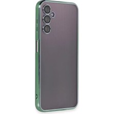 Homestead Newface Samsung Galaxy A14 4g Kılıf Razer Lensli Silikon - Yeşil