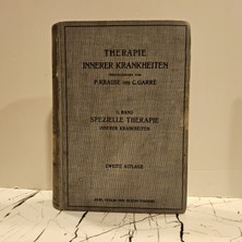 Therapie Innerer Krankheiten Eın Lehrbuch Für Ärzte Und Studıerende ( 2. El Kitap )
