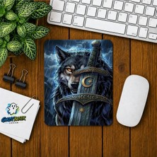 Ghostbastır Design Bozkurt Baskılı Oyuncu Mousepad 039