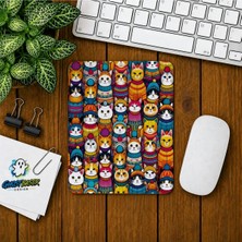 Ghostbastır Design Kediler Baskılı Oyuncu Mousepad 0116