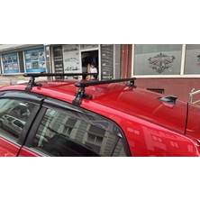 Kml34tuning55 Toyota Auris 2007-2023 Siyah Renk Orjinal Tip  Oluksuz Tip Port Bagaj Tavan Çıtası Ara Atkı Barı